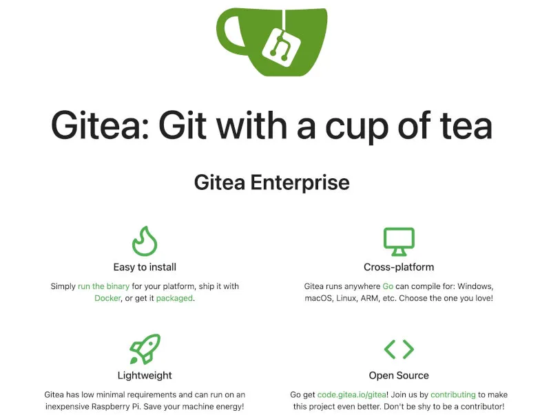Gitea Enterprise Features