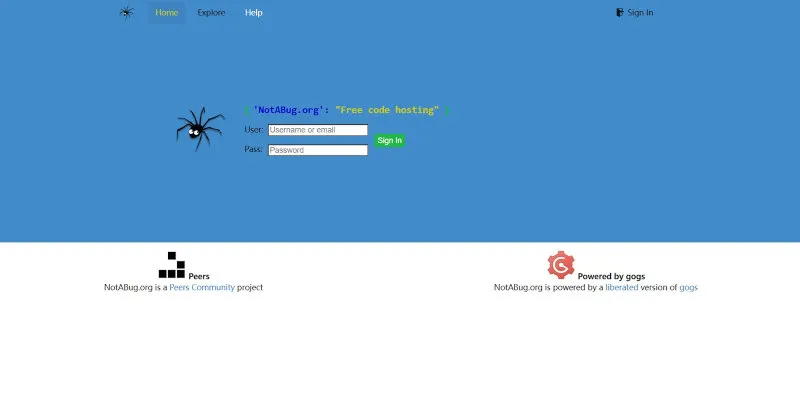 NotABug Homepage